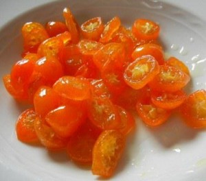 kumquat 8 Candied Kumquats