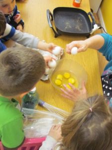 Cooking with Kindergarteners