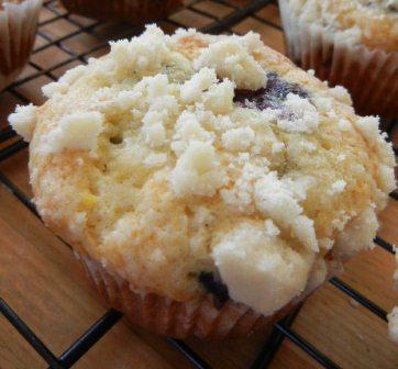 Best Blueberry Muffins Streusel Topping