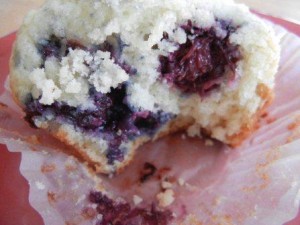 Blackberry Sour Cream Muffins