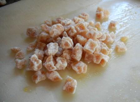 scones with candied kumquats