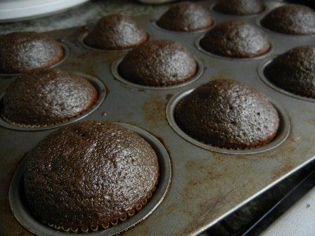 Chocolate and Red Wine Cupcakes