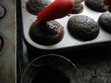 Chocolate and Red Wine Cupcakes