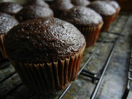 Chocolate and Red Wine Cupcakes