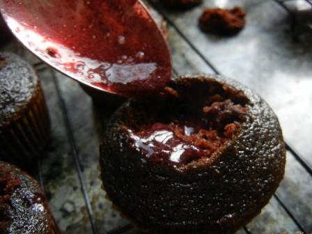 chocolate and red wine cupcakes