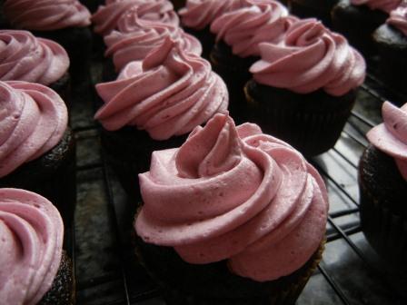 chocolate and red wine cupcakes