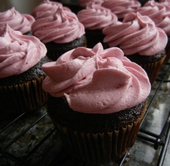Chocolate and Red Wine Cupcakes