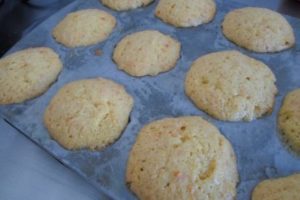 citrus coconut tea cakes