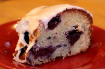 Easy lemon blueberry bundt cake