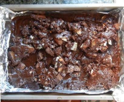 candy bar brownie recipe