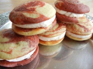 peppermint whoopie pie