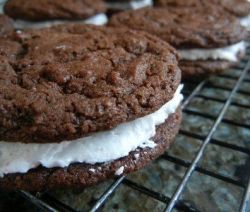 Chocolate Peppermint Sandwich Cookie Recipe