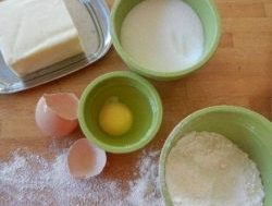 flour sugar butter eggs