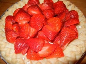 chocolate strawberry pie