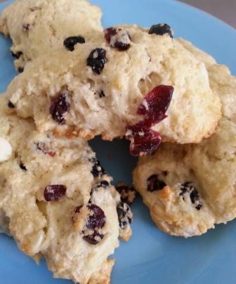 red white and blue scone recipe