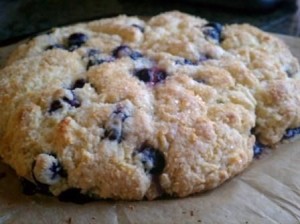 blueberry scones