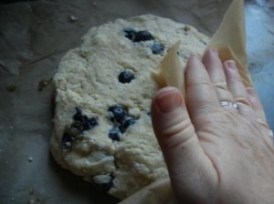 blueberry scones