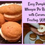 Easy Pumpkin Whoopie Pie Recipe with Caramel Frosting. YUM!!