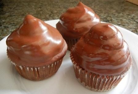 Chocolate Dipped Cupcakes