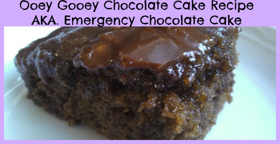 ooey gooey chocolate cake recipe