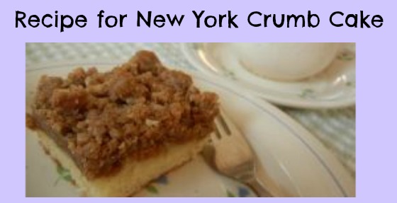 recipe for new york crumb cake