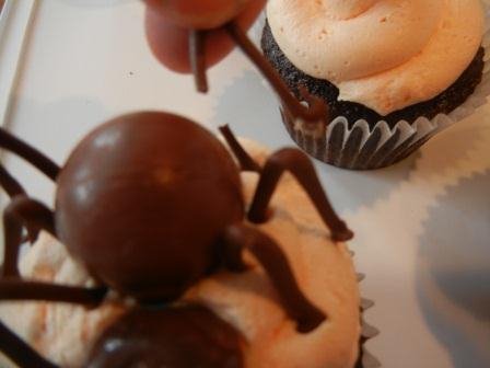spider cupcakes kids