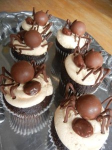 spider cupcakes