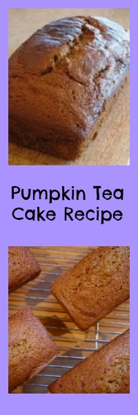 pumpkin tea cake recipe