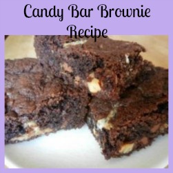 Candy Bar Brownie Recipe- Use Up Those Halloween Candy Bars!