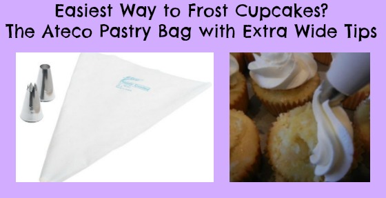 easiest way to frost cupcakes