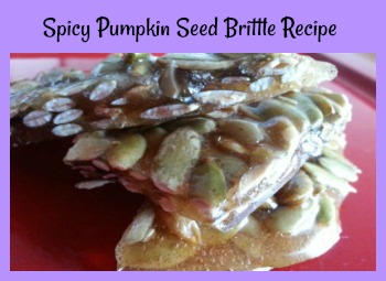 Spicy Pumpkin Seed Brittle Recipe- Sweet, Salty, Spicy Pepita Brittle!