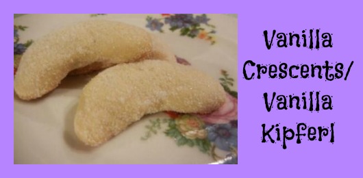 vanilla crescents