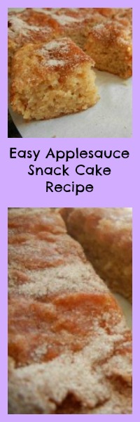 applesauce snack cake recipe