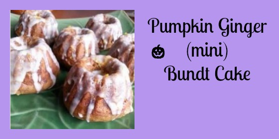 pumpkin ginger bundt cake