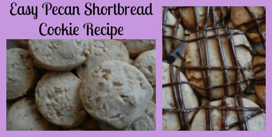 easy pecan shortbread cookie recipe