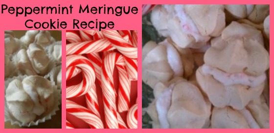 peppermint Meringue cookie recipe