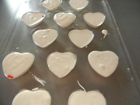 how to make chocolate heart decorations