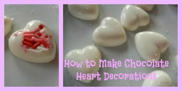 How to Make Chocolate Heart Decorations