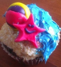 Beach Themed Cupcake Ideas – With Easy Directions!