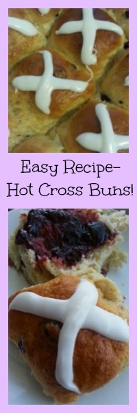 easy recipe hot cross buns
