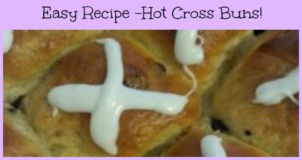 easy recipe hot cross buns