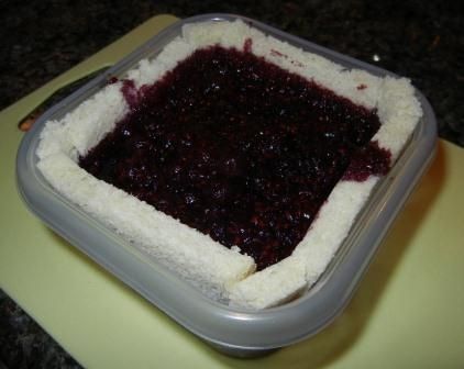 summer pudding frozen fruit